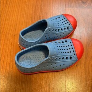 Native Jefferson Blue and Red Slip-On Shoes